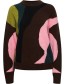 Trui Bymartine Pink Green