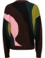 Trui Bymartine Pink Green detail