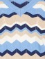 Trui Summer Bymmorla ZigZag Della Robbia Blue detail