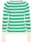 Trui Summer Morla Stripe Green White detail