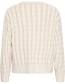Trui Byoluna Cable Oyster Gray detail
