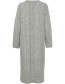 Vest Lang Bynello Mid Grey Melange detail