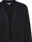 Vest Lang Open Byonema Zwart detail