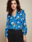 Blouse Carina Cubanelle Maideira Blue