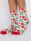 Sokken Organic Sensational Steps Cherry Red