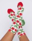 Sokken Organic Sensational Steps Cherry Red