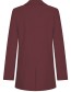 Blazer Lang Suus Bordeaux detail