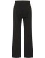 Jeans Organic Lotus Wide Leg Zwart detail