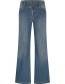Jeans Lotus Wide Leg Washed Light Blue