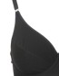 BH met Beugel Biokatoen Zwart detail