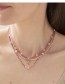 Ketting Confident Rose Quartz Gold
