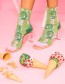 Sokken Organic Sensational Steps Happy Croco Green