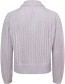 Cardigan Knitted Rosendal Crochet Thistle detail