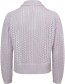 Cardigan Knitted Rosendal Crochet Thistle detail