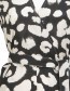 Jumpsuit Wrap Farsta Leopard Black detail