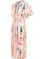 Jurk Kallvik Summer Abstract Multi Color detail