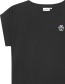 T&#8209;shirt Visby Peace Bloom Zwart detail