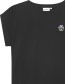 T&#8209;shirt Visby Peace Bloom Zwart detail