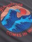 T&#8209;shirt Visby Happiness Forged Iron detail