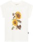 T‑shirt Visby Sunflowers Off White