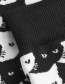 Sokken Sigtuna Pepita Cats Zwart detail