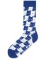 Sokken Sigtuna Pepita Cats Sodalite Blue