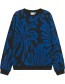 Sweater Ystad Big Flowers Blue