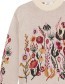 Trui Limham Folk Flower Vanilla detail