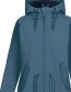 Regenjas Softshell Friese Island Blue detail
