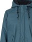 Regenjas Parka Friese Tidaholm Blauwe Teddyvoering Navy detail