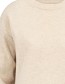 Trui Claudia Merino Wol Crew Desert Sand detail