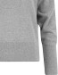 Trui Merino Wol Crew Flint Grey detail