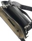 Vegan Tas Duo Circle Black detail