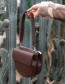 Vegan Tas Duo Circle Cognac
