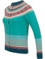 Cardigan Angora Alpine Emerald detail