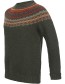 Trui Merino Stonyberk Maple Leaf detail
