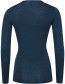 Longsleeve Ondermode Organic Wol Zijde Marine detail