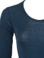 Longsleeve Ondermode Organic Wol Zijde Marine detail