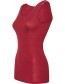 Top Ondermode Organic Wol Zijde Malve detail