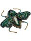 Handgemaakte Broche Vlinder Emerald Grass