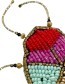 Handgemaakte Broche Kever Mint detail