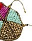 Handgemaakte Broche Kever Mint detail