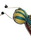 Handgemaakte Broche Scarabee Sunshine detail