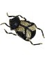Handgemaakte Broche Scarabee Zwart