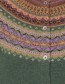 Cardigan Alpine Fair Isle Merino Lamswol Thistle detail