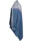Shawl Cape Treeline Merino Lamswol Kid Mohair Classic Blue detail