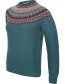 Trui Stoneybrek Merino Lamswol Velvet Woods detail