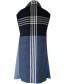 Cape Infinity Bamboe Frida Blauw detail