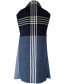 Cape Infinity Bamboe Frida Blauw detail