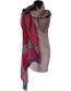 Cape Infinity Bamboe Rosa Red detail